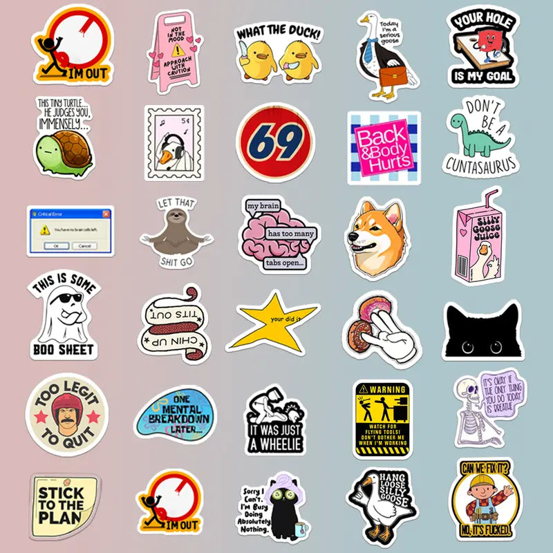Funny Work Stickers