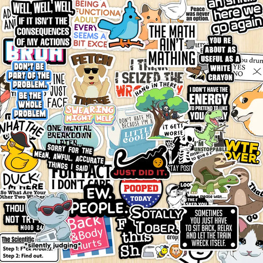 Funny Work Stickers